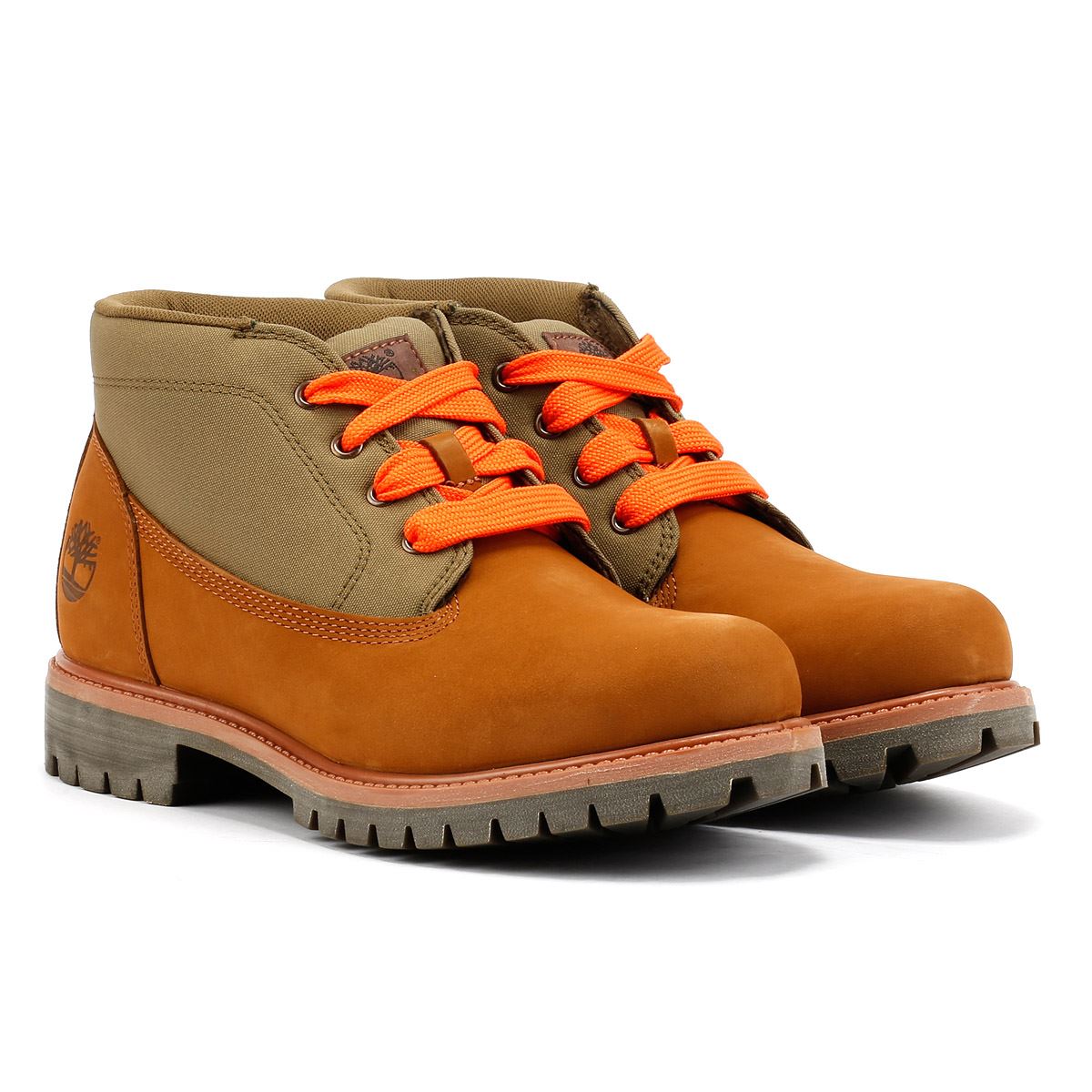 Timberland Mid Lace Chukka Workwear II Leder Herren Stiefel Braun