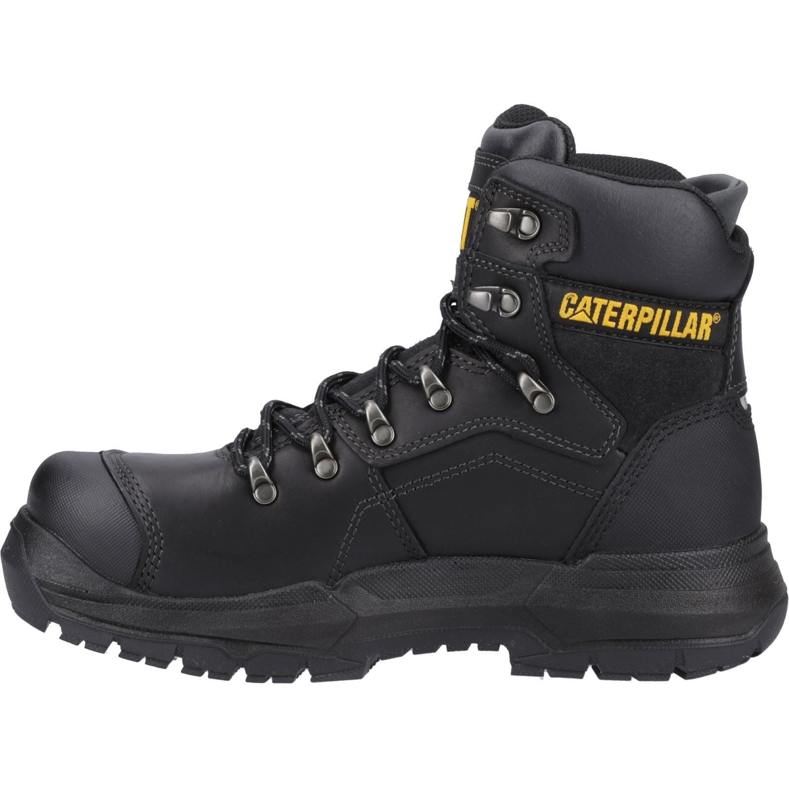 Caterpillar Diagnose 2.0 Leder Schwarze Sicherheitsschuhe