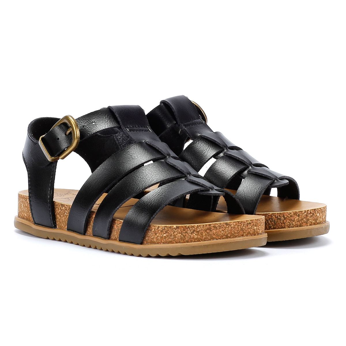 Blowfish Malibu Fillip Dyecut Damen Schwarze Sandalen