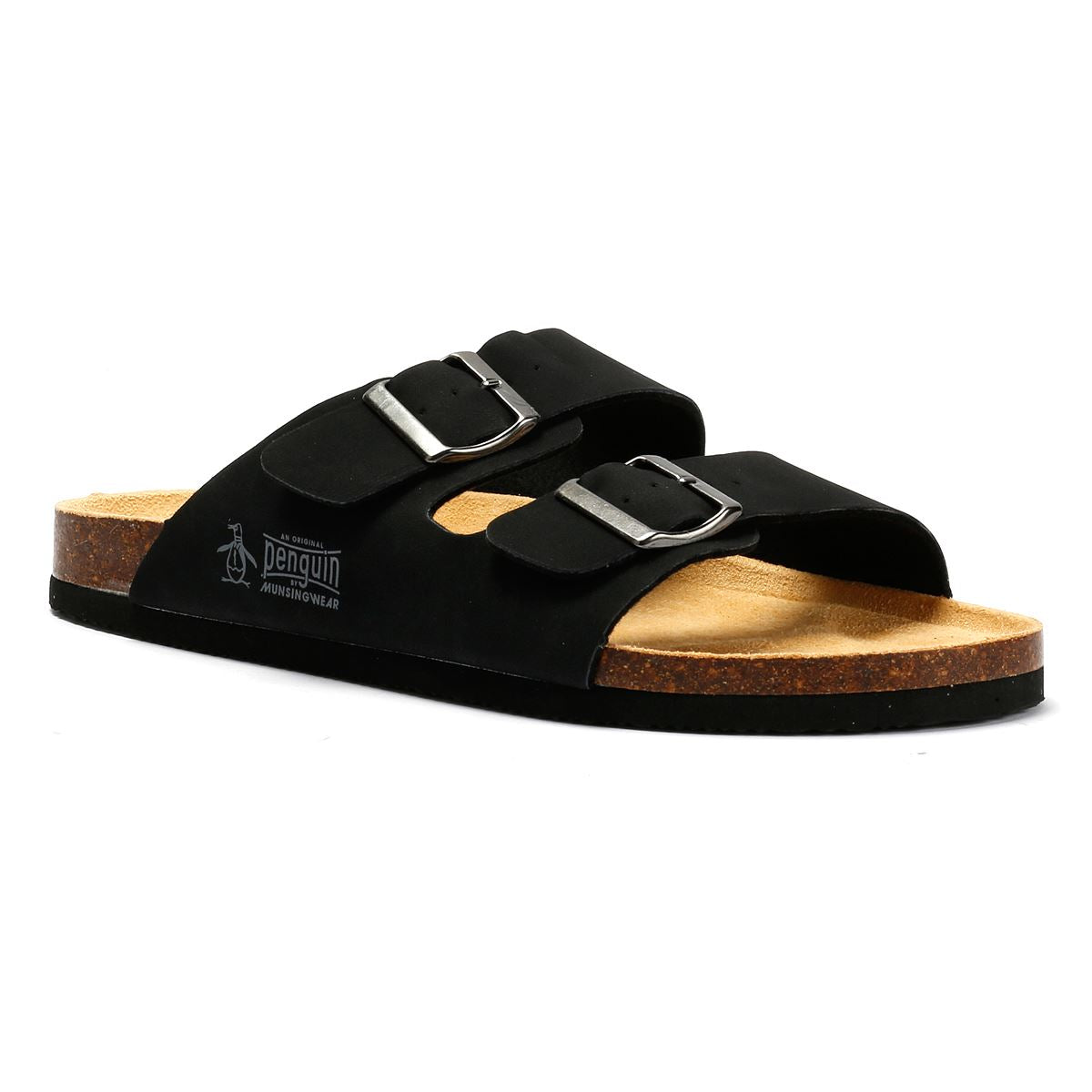 Penguin Port 2 Herren Schwarze Sandalen