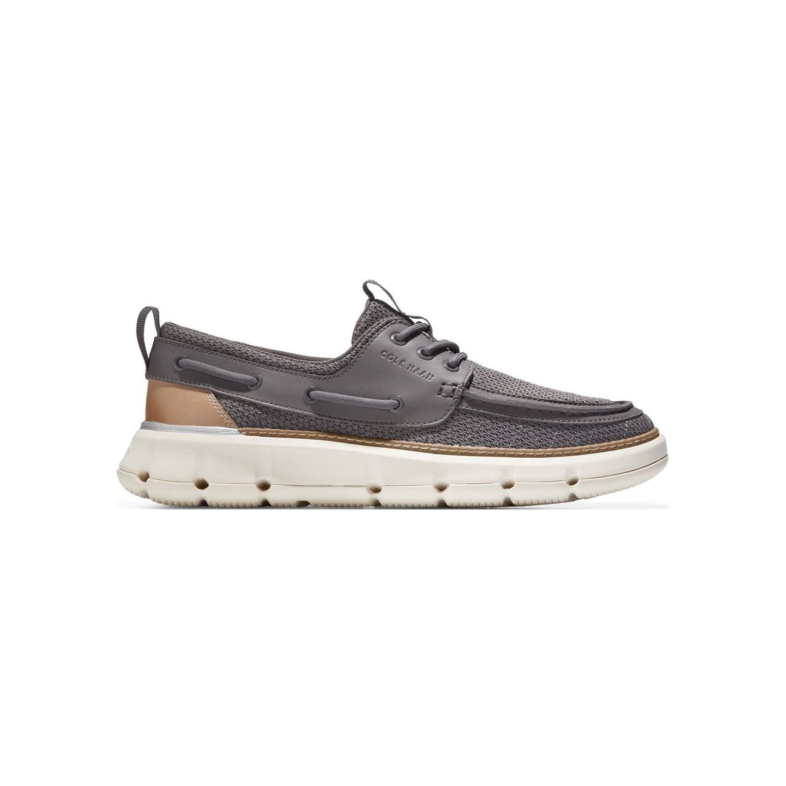 Cole Haan 4.ZeroGrand Regatta Herren Graue Bootsschuhe