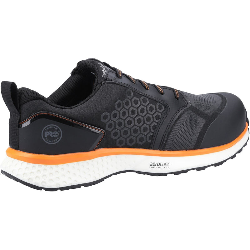 Timberland Pro Reaxion Synthetische Schwarz/Orange Sicherheits-Sneaker