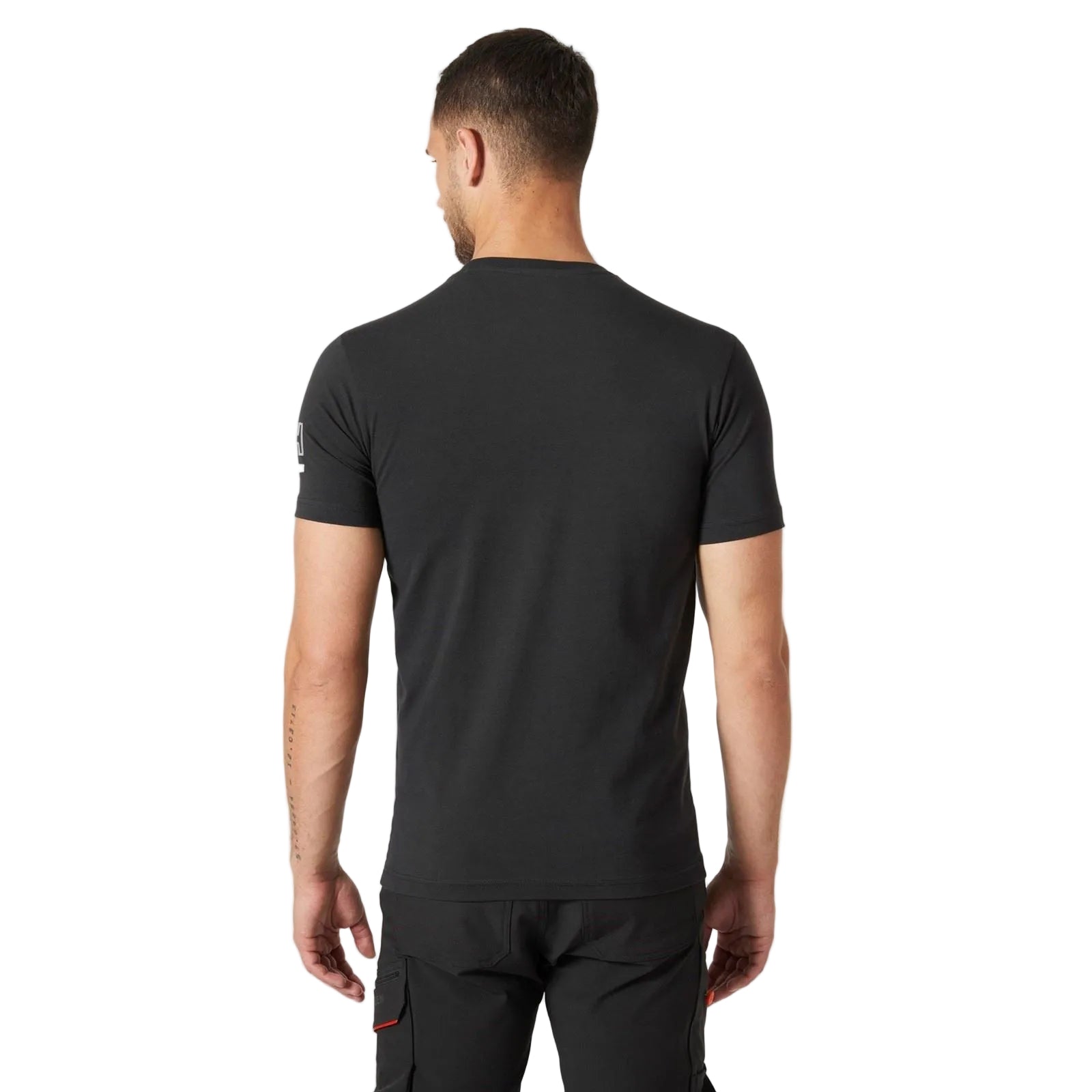 Helly Hansen Workwear Kensington Baumwoll Männer Schwarze Farbe Kurzarm-T-Shirts