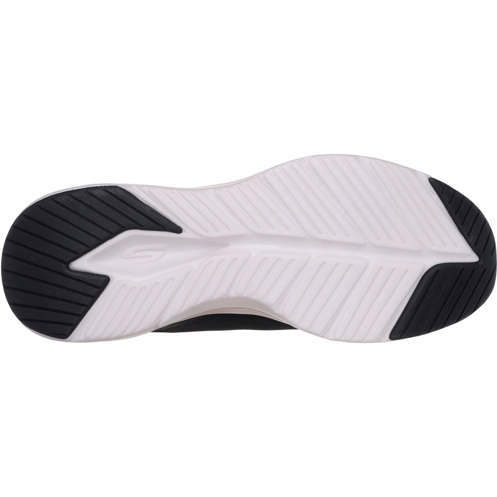 Skechers Vapor Foam - Midnight Glimmer Textile Damen Sneaker In Schwarz/Roségold