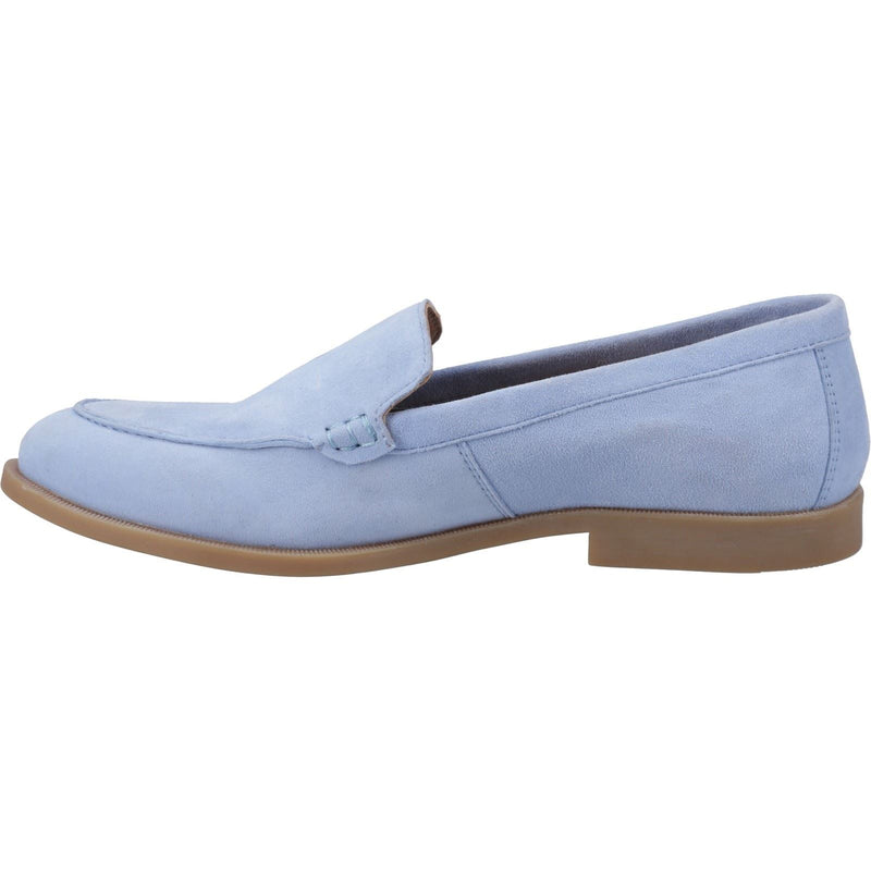 Hush Puppies Natasha Damen Lederslipper In Blau