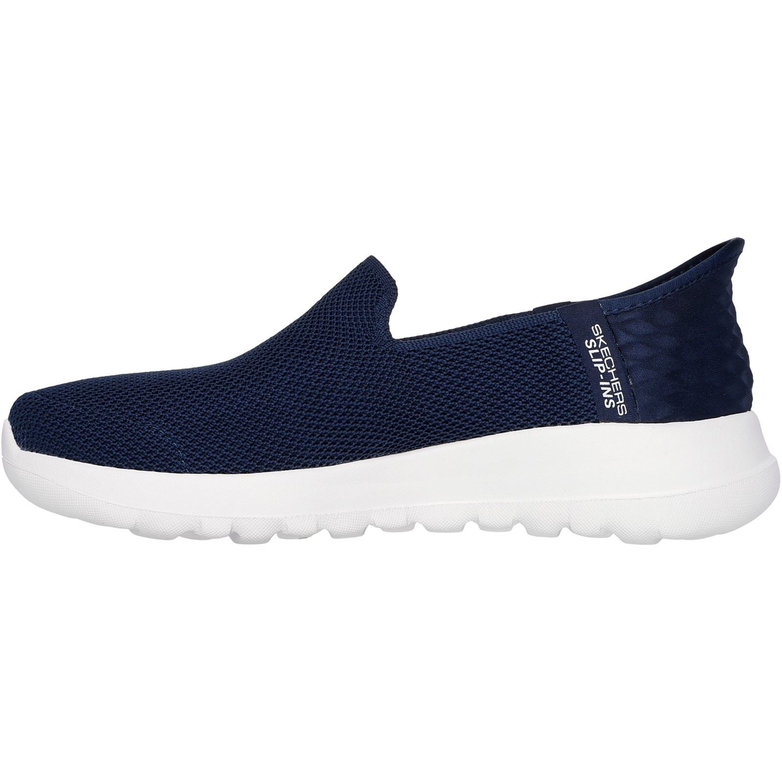 Skechers GO WALK Joy Vela Damen Textile Sneaker In Marineblau/Weiß