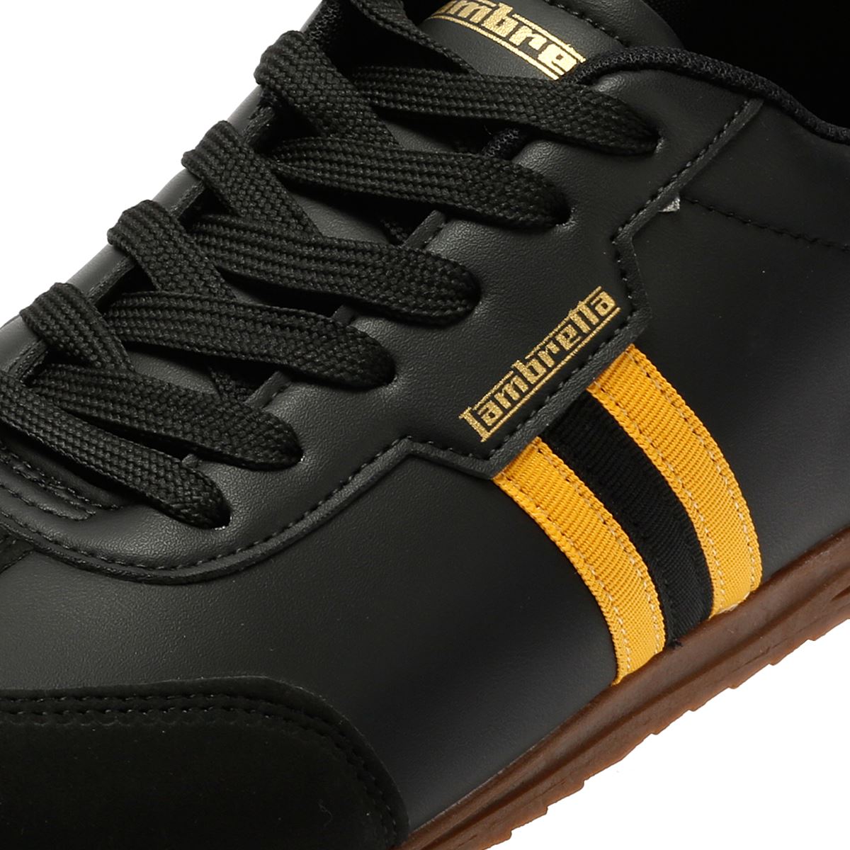 Lambretta Tackle Männer Schwarze Sneakers