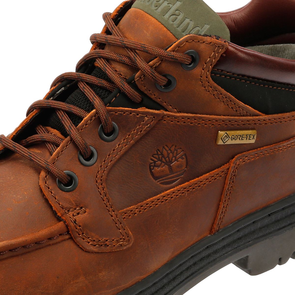 Timberland Heritage Low Lace Gore-Tex Braune Herrenstiefel Aus Leder