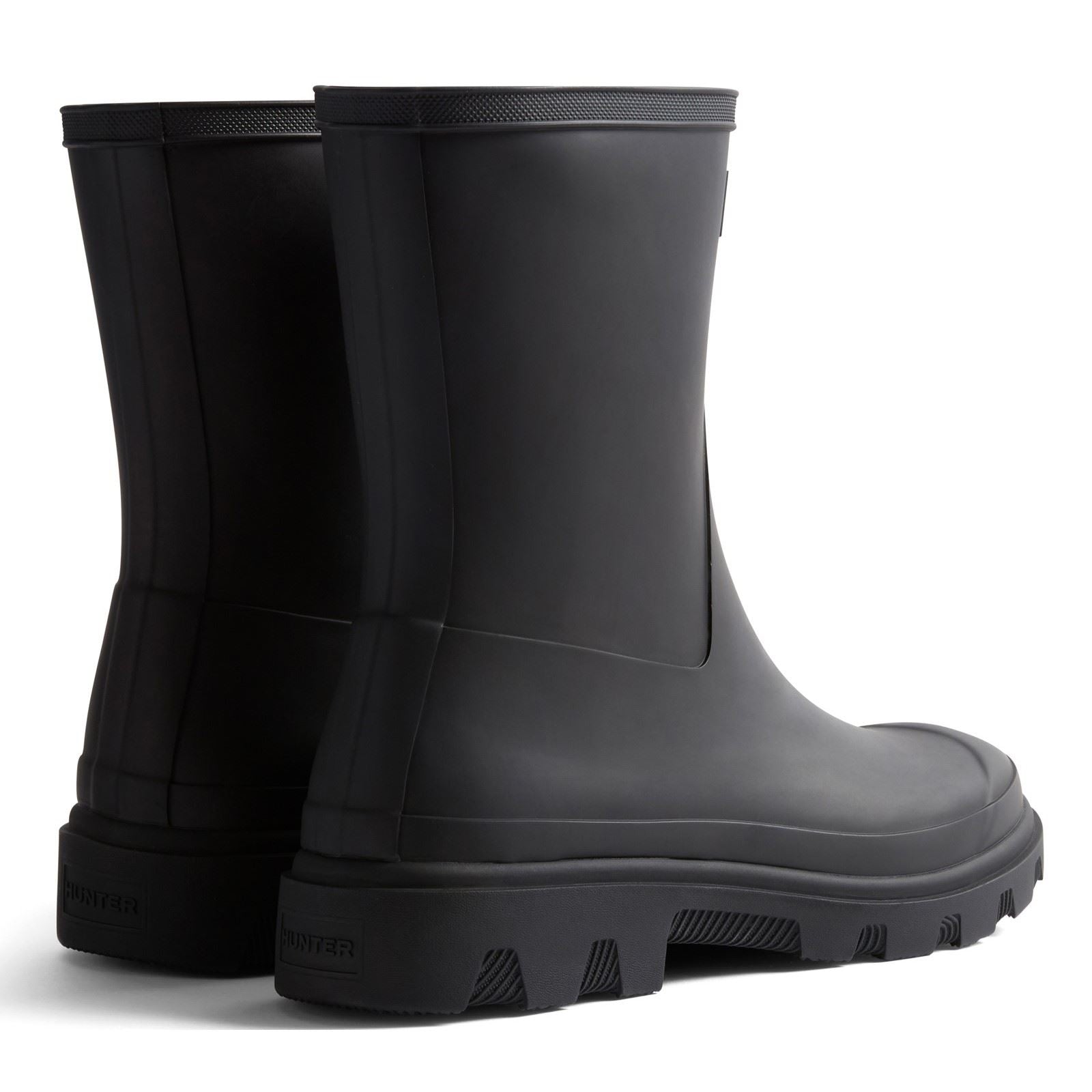 Hunter Downpour Short Boot Damen Gummistiefel In Schwarz