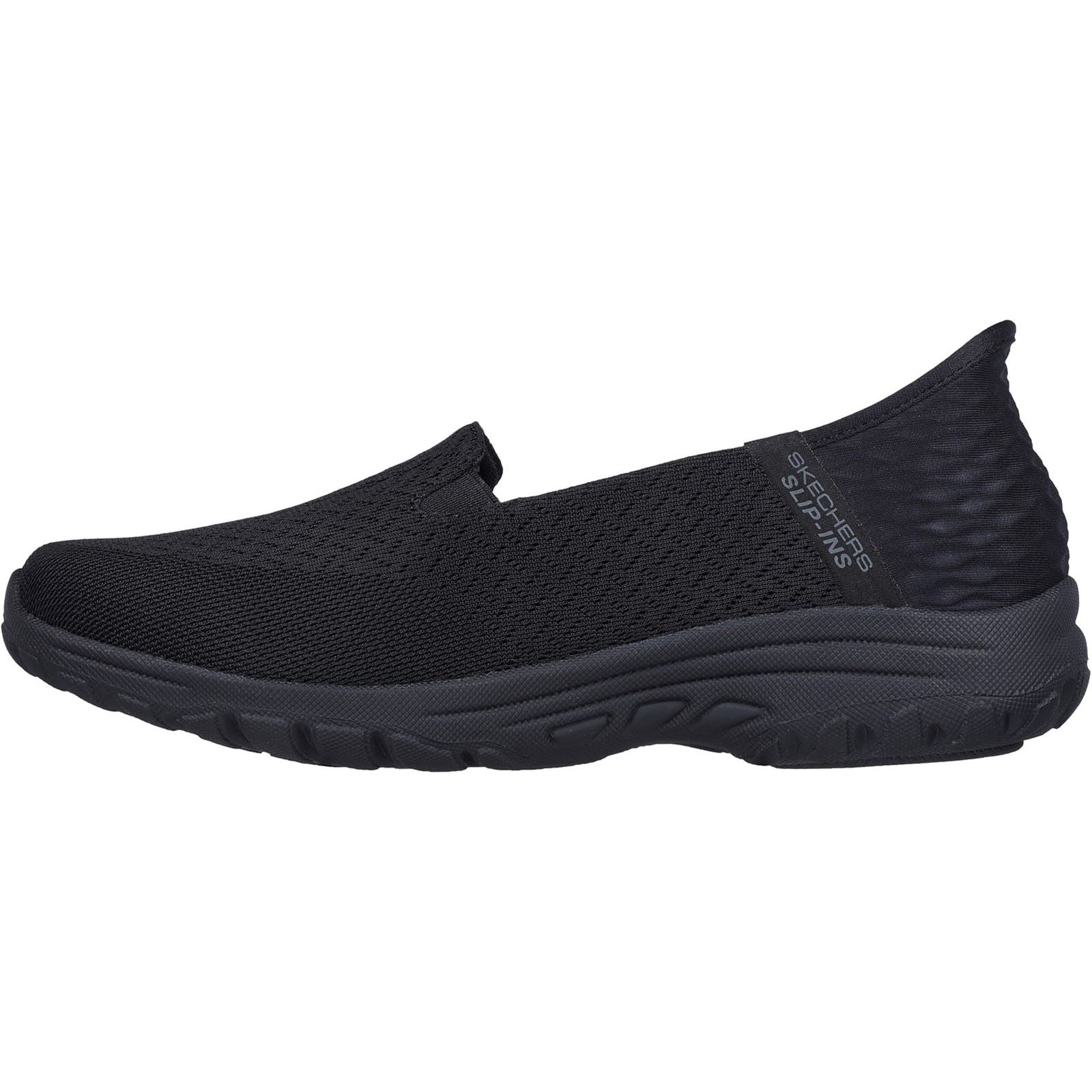 Skechers Reggae Fest 2.0 Guiding Textile Damen-Sneaker In Schwarz