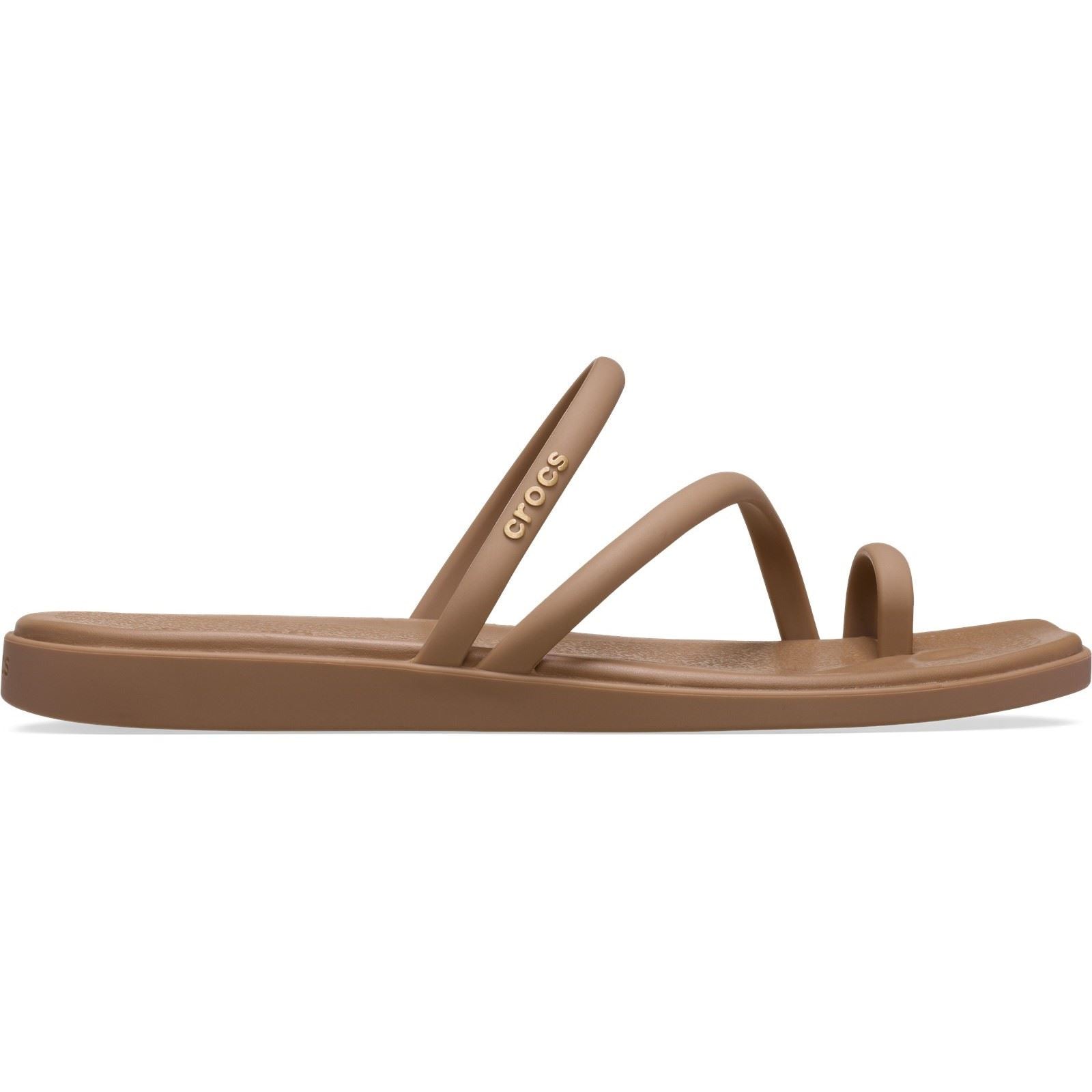 Crocs Miami Toe Loop Sandal Damen Milchschokolade Sandalen