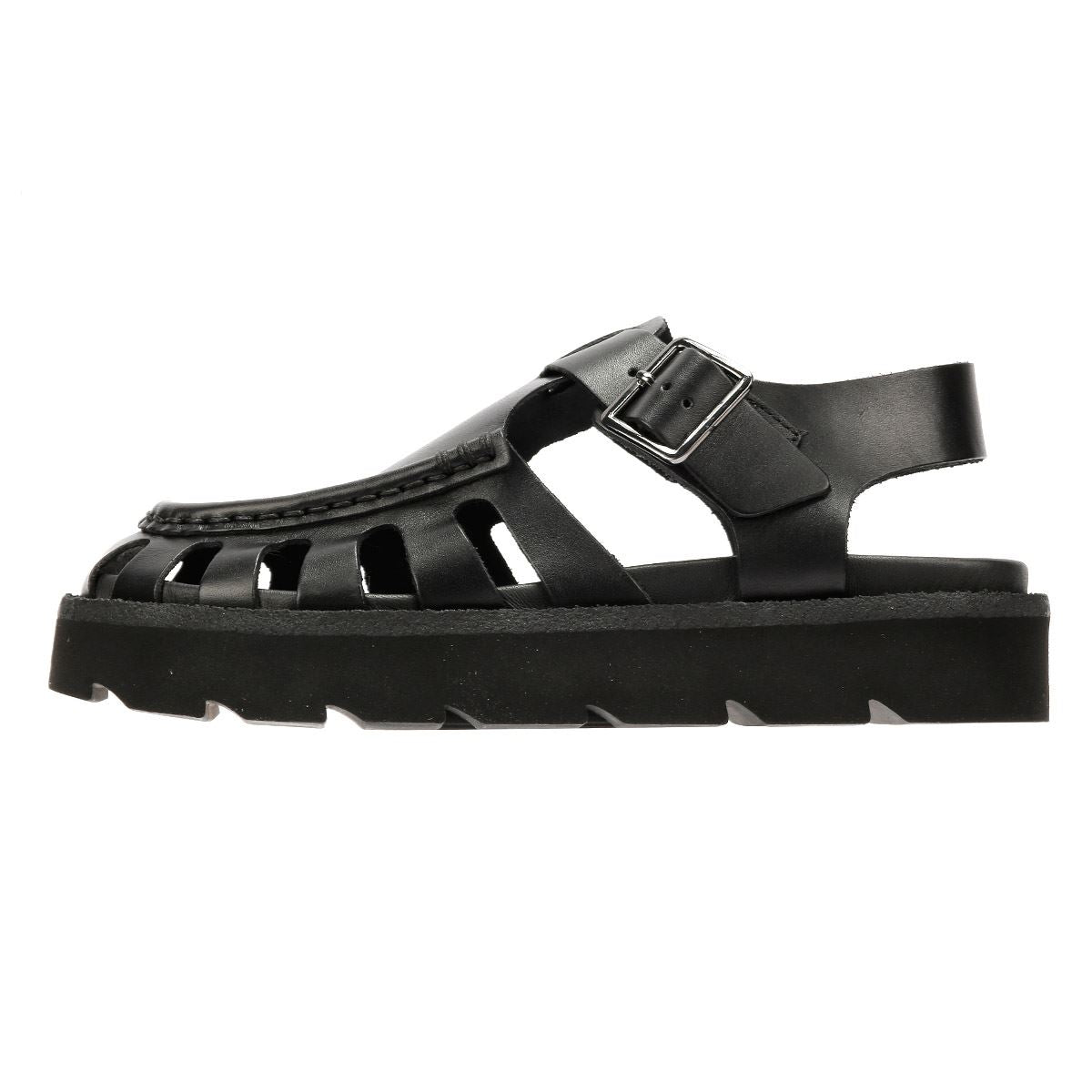 Clarks Originals Meadow Buckle Damen Sandalen Aus Schwarzem Leder