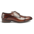 Pod Ralph Herren Oxford Schuhe Aus Cognacfarbenem Leder