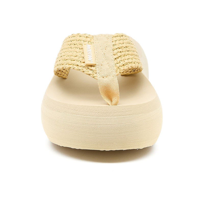 Rocket Dog Sandy Raffia Damen Natur Sandalen Aus Textil