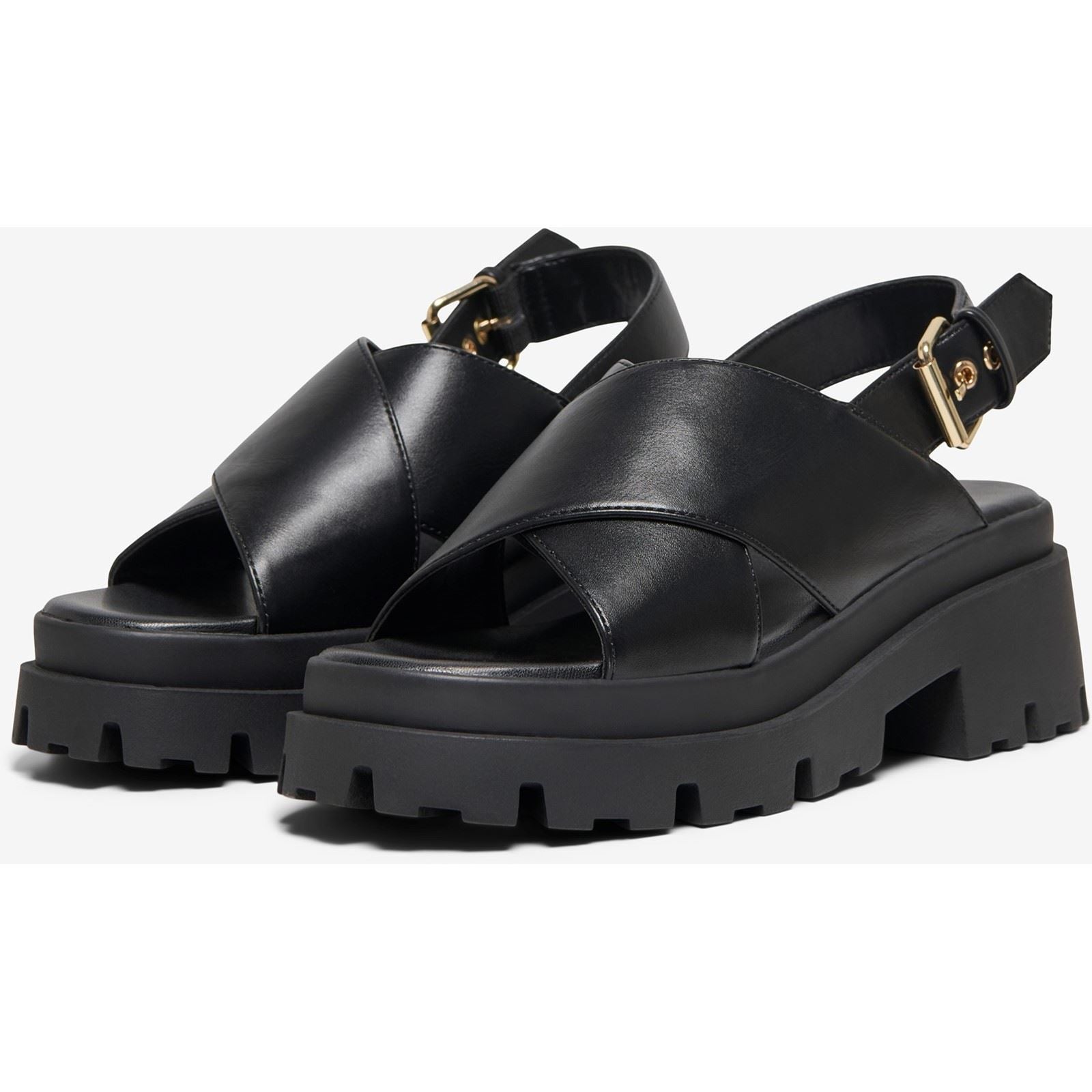 ONLY DOJA 10 Synthetik Damen Schwarze Farbe Sandalen