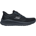 Skechers GO WALK NOW Payton Textile Herrenschwarze Sneakers