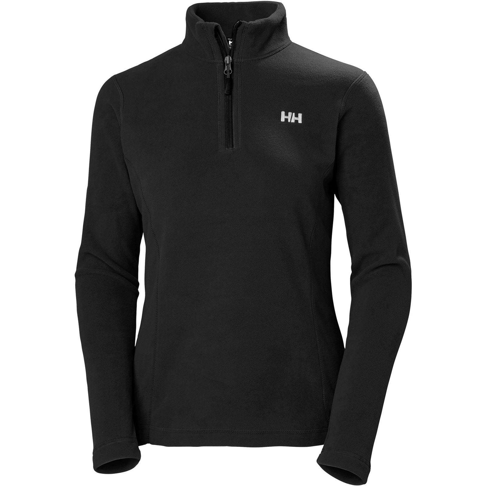 Helly Hansen Sport Daybreaker 1/2 Zip Polyester Damen Schwarze Farber Fleece Pullover