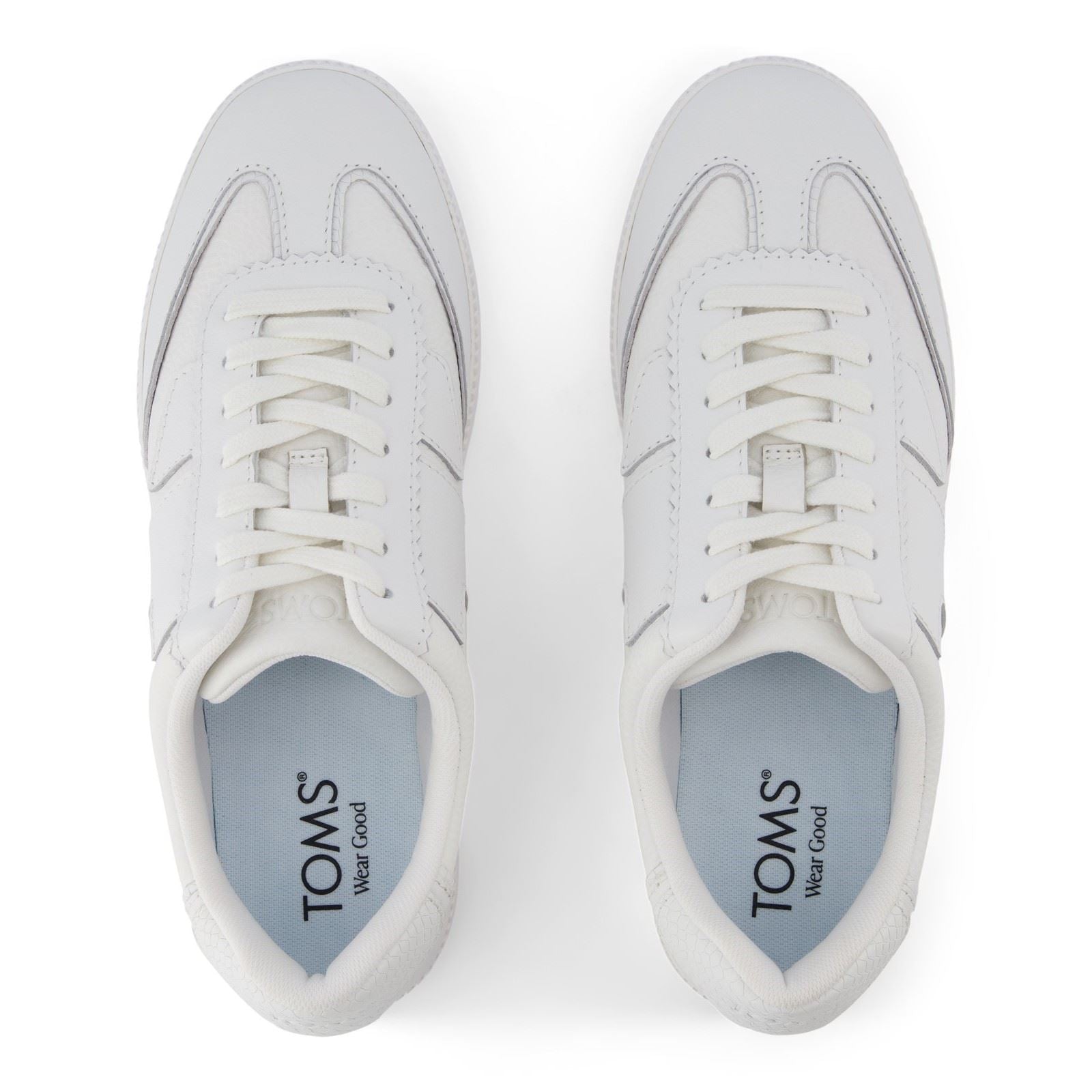TOMS Collins Damen Sneaker Aus Weißem Leder
