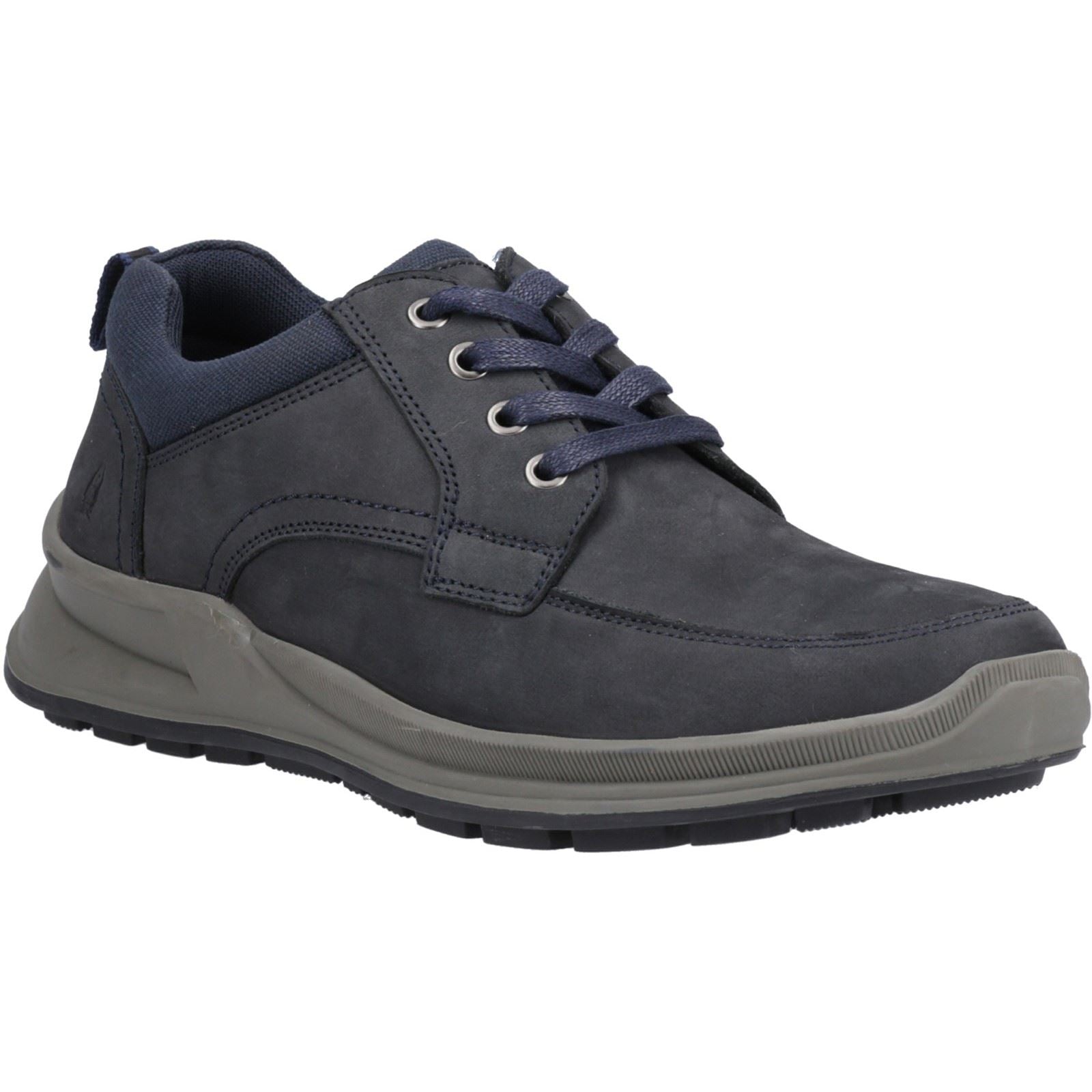 Hush Puppies Adam Nubuk Herren Marineblau Schnürschuhe