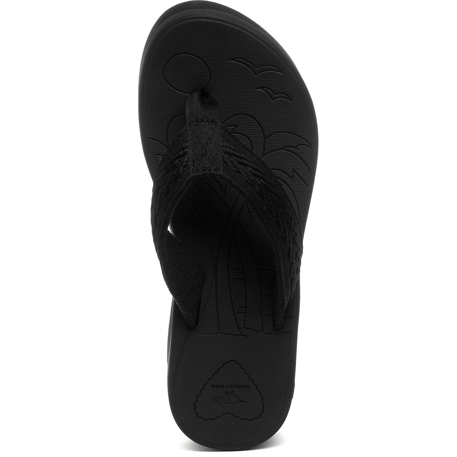 Rocket Dog Tizzy Webbing Damen Sandalen Aus Textil In Schwarz