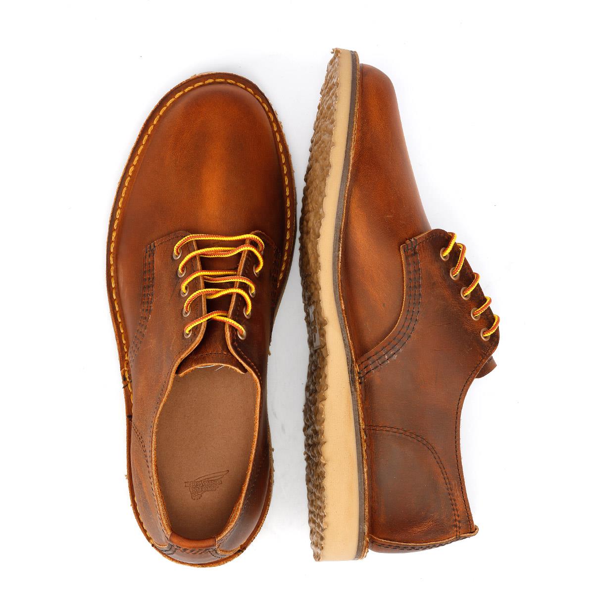 Red Wing Shoes Weekender Oxford Rough & Tough Herren Schnürschuhe Aus Braunem Leder