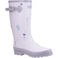 Cotswold Wildflower Tall Damen Gummistiefel In Flieder