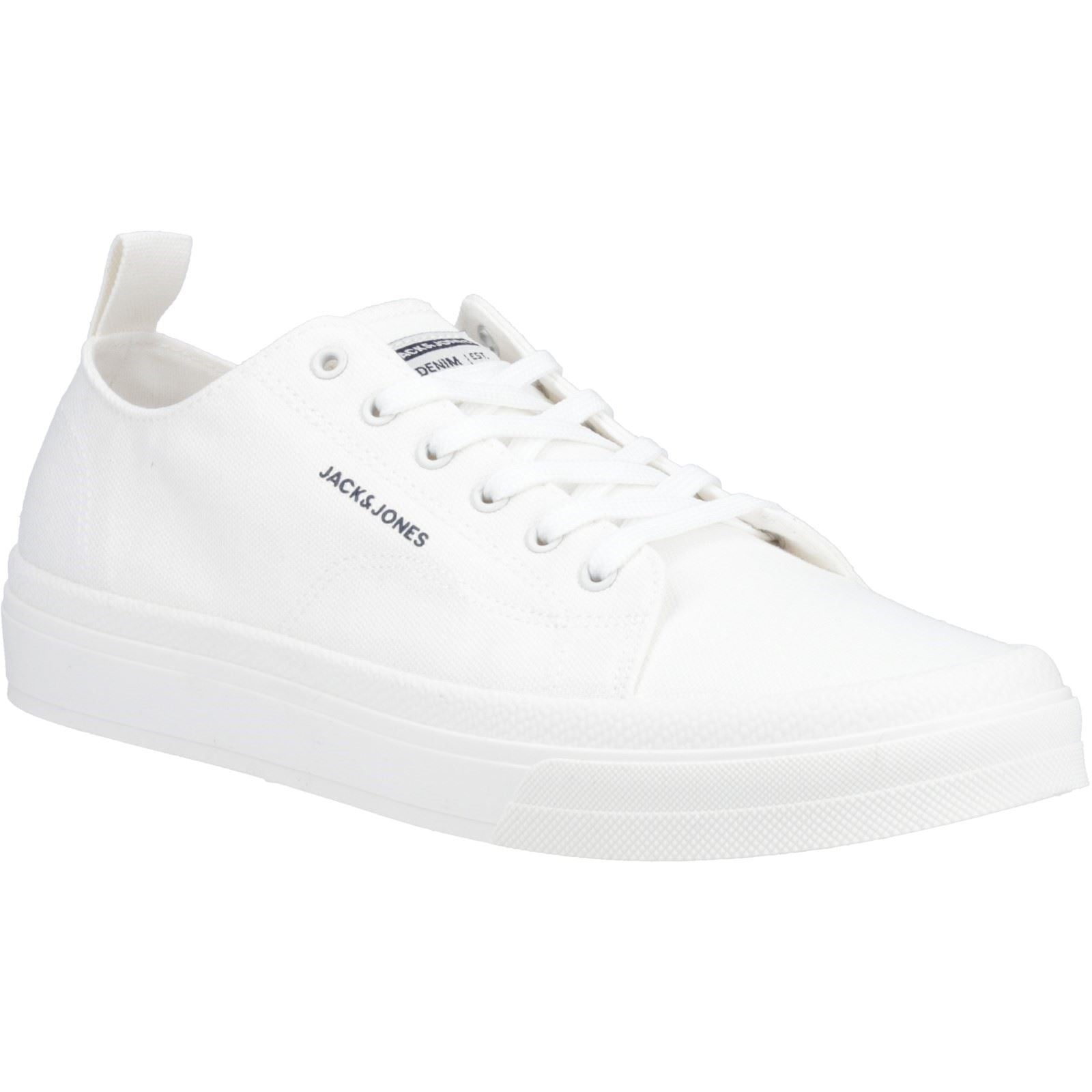 Jack & Jones Bayswater Canvas Polyester Herren Helle Weiße Sneakers