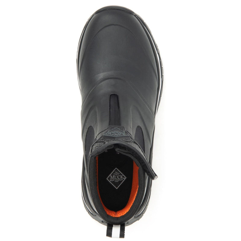 Muck Boots Apex Mid Zip Gummistiefel Schwarz/Weiß