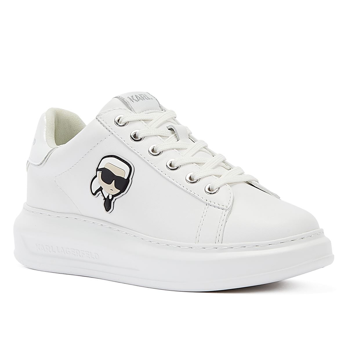 Karl Lagerfeld kapri nft lo Spitzen Damen-Sneaker in Weiß Mono