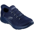 Skechers Summits Classy Night Textile Damen Sneaker in Dunkelblau