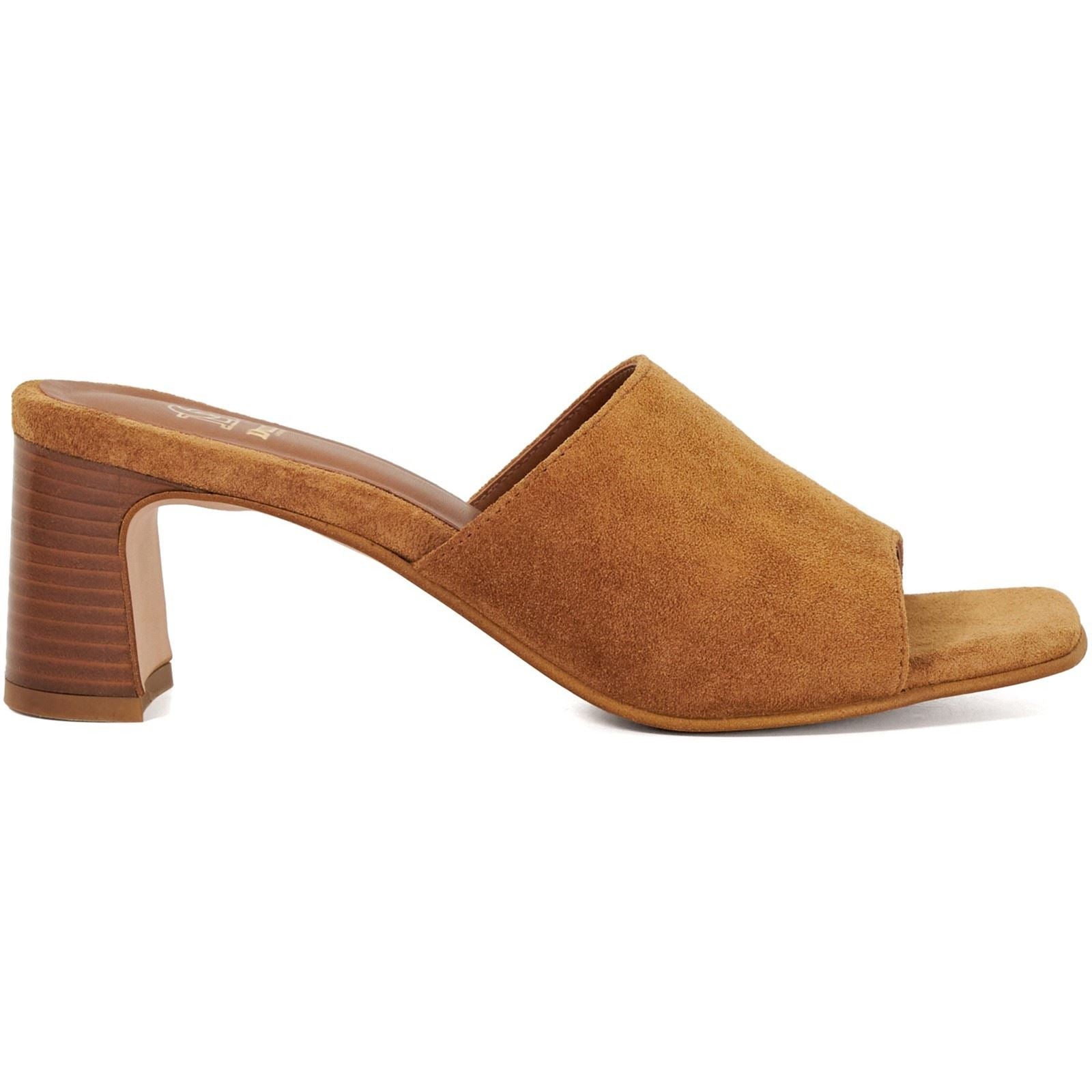 Dune Jule Damen Sandalen Aus Wildleder In Tan