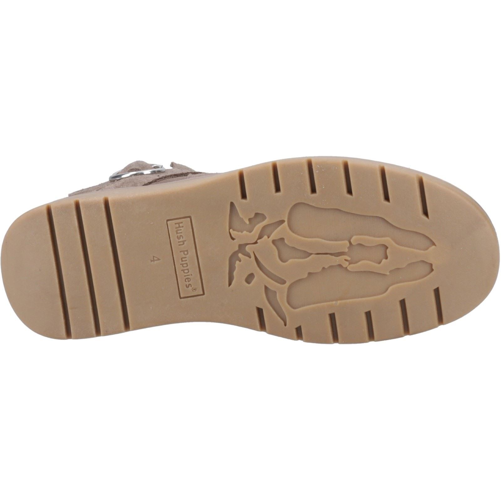Hush Puppies Lyra Damen Wildleder Winter Stiefeletten in Taupe
