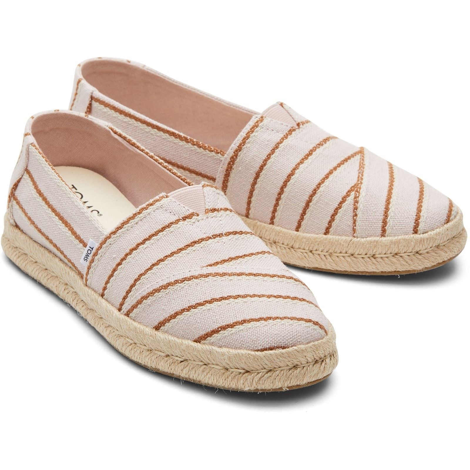 TOMS Alpargata Rope 2.0 Hundert Prozent Baumwolle Damen Ballet Pink Espadrilles