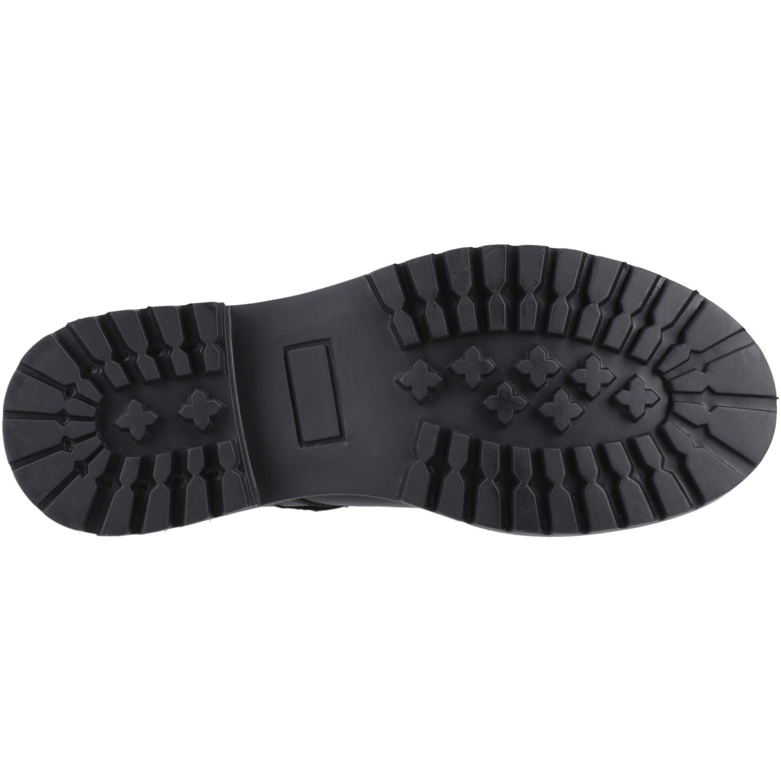 Hush Puppies Aurora Senior Mädchenschuhe Aus Schwarzem Leder