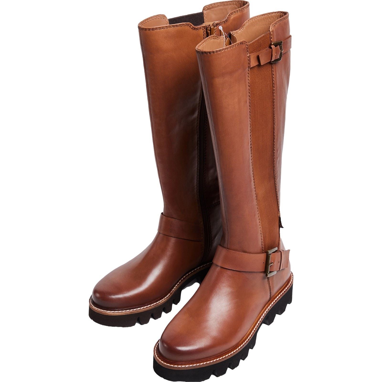 Pod Aleena Fauxleder Damen Tan Stiefel