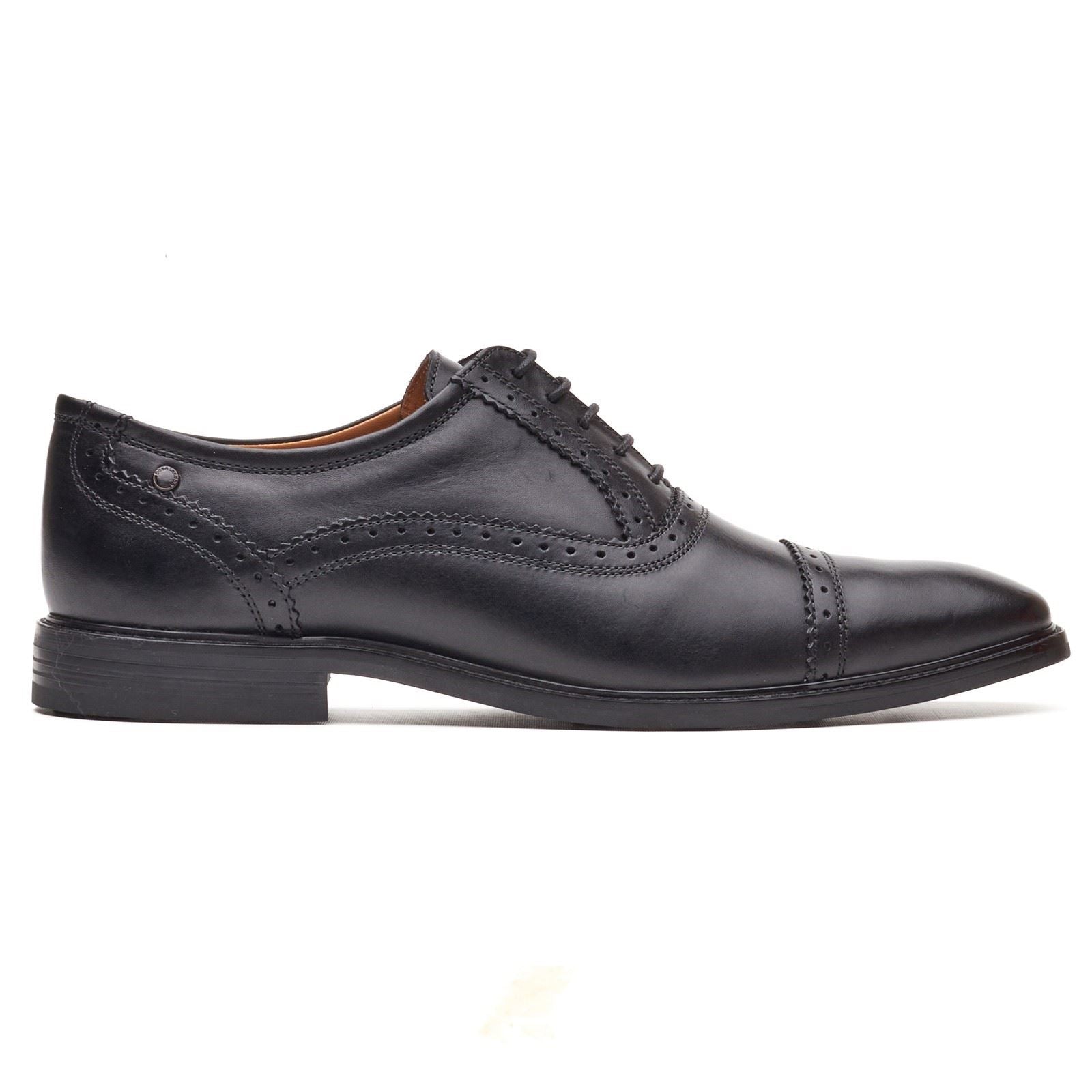 Base London Ascot Oxford Leder Herren Schwarze Farbe Oxford Schuhe