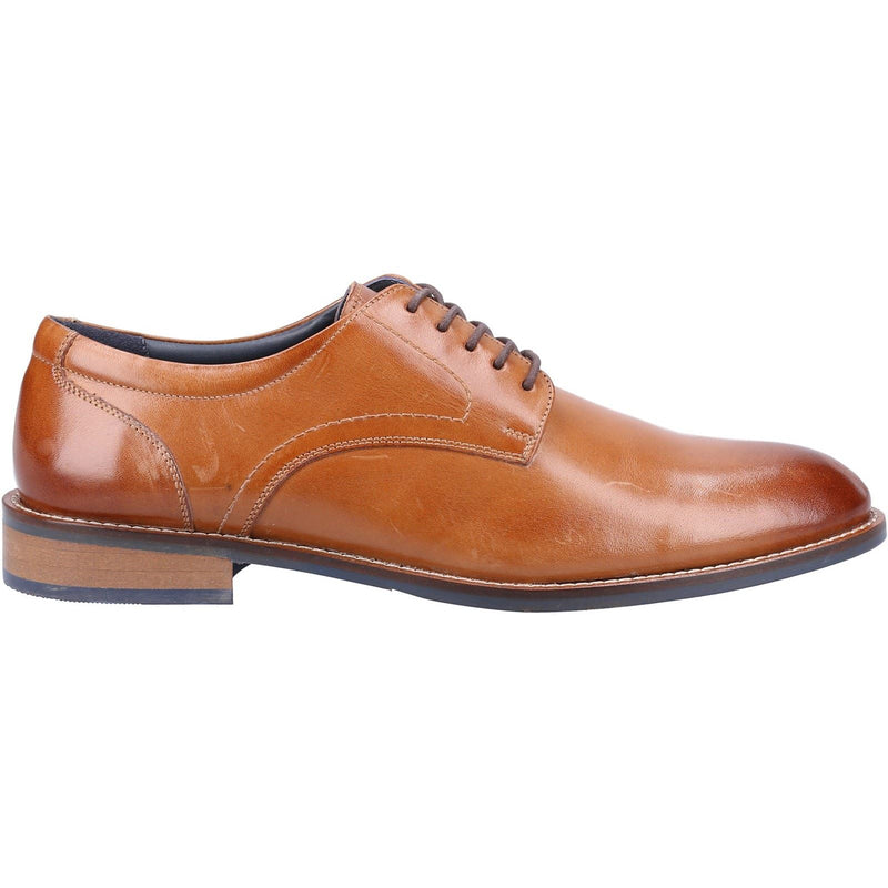 Hush Puppies Damien Lace Up Herren Lederschuhe In Tan Zum Schnüren