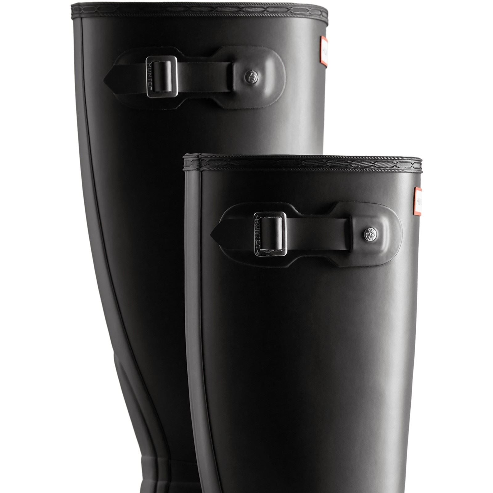 Hunter Original Tall Wide Gummistiefel Für Damen In Schwarz