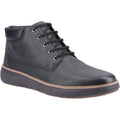 Hush Puppies Kian Herren Schwarze Farbe Leder Knöchelstiefel