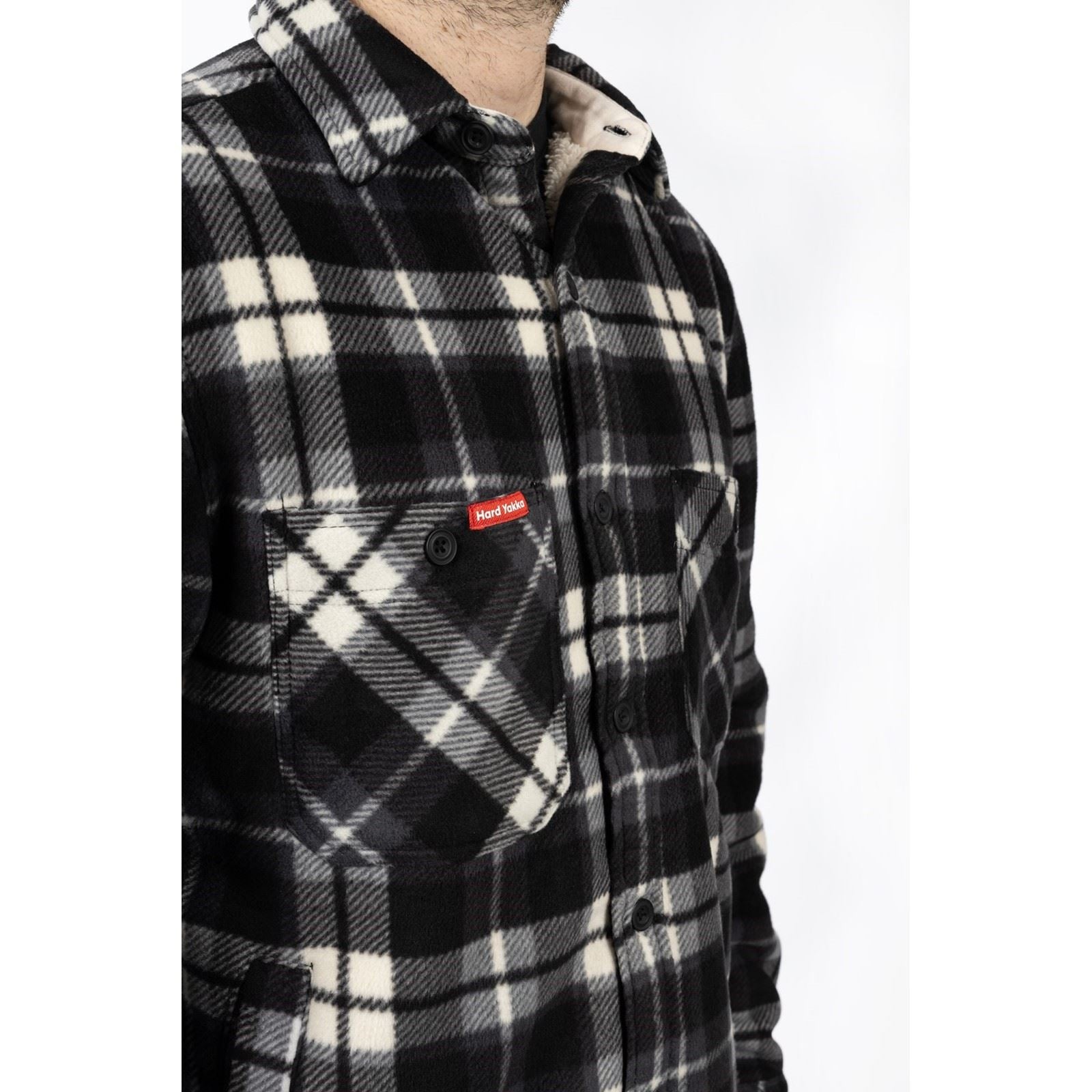 Hard Yakka Sherpa Herren Graue Fleecejacke