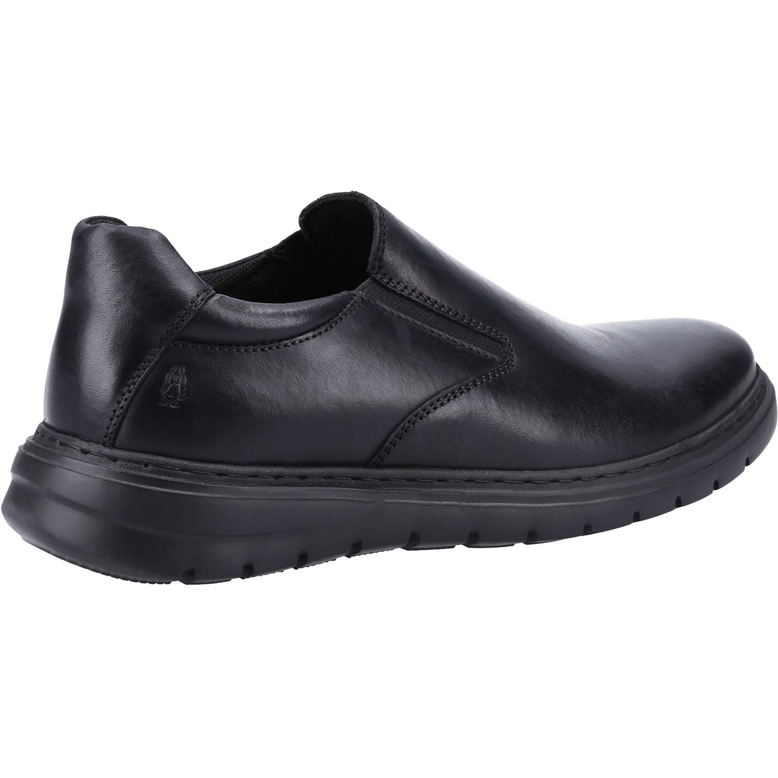 Hush Puppies Trent Herren Slip-On Schuhe Aus Schwarzem Leder