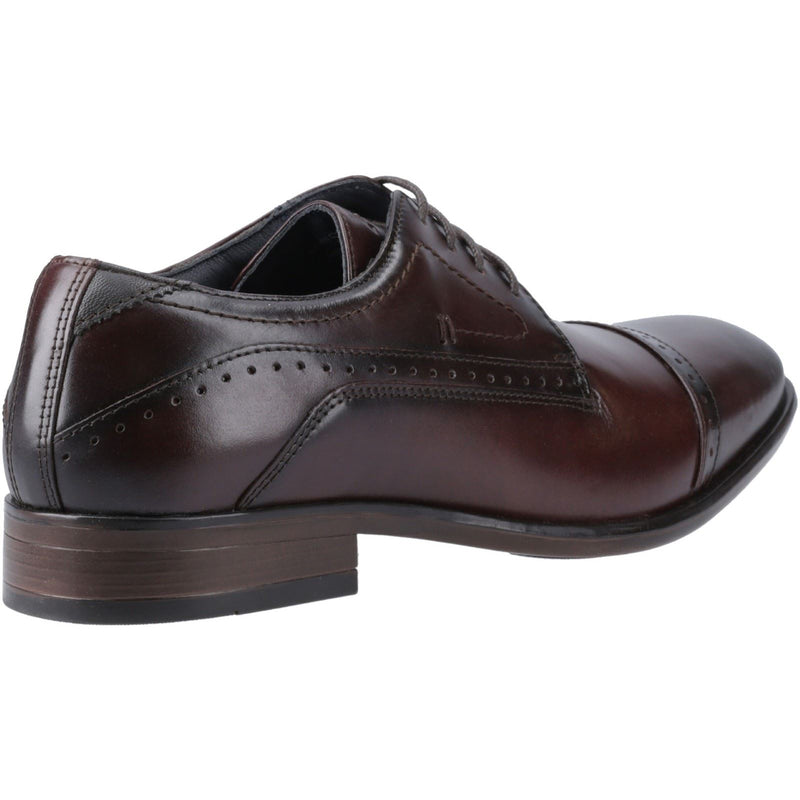 Pod Ralph Leder Herren Kastanienbraune Oxford-Schuhe