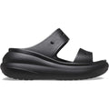Crocs Classic Crush Damen Clogs Aus Thermoplast In Schwarz