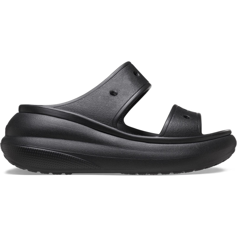 Crocs Classic Crush Damen Clogs Aus Thermoplast In Schwarz