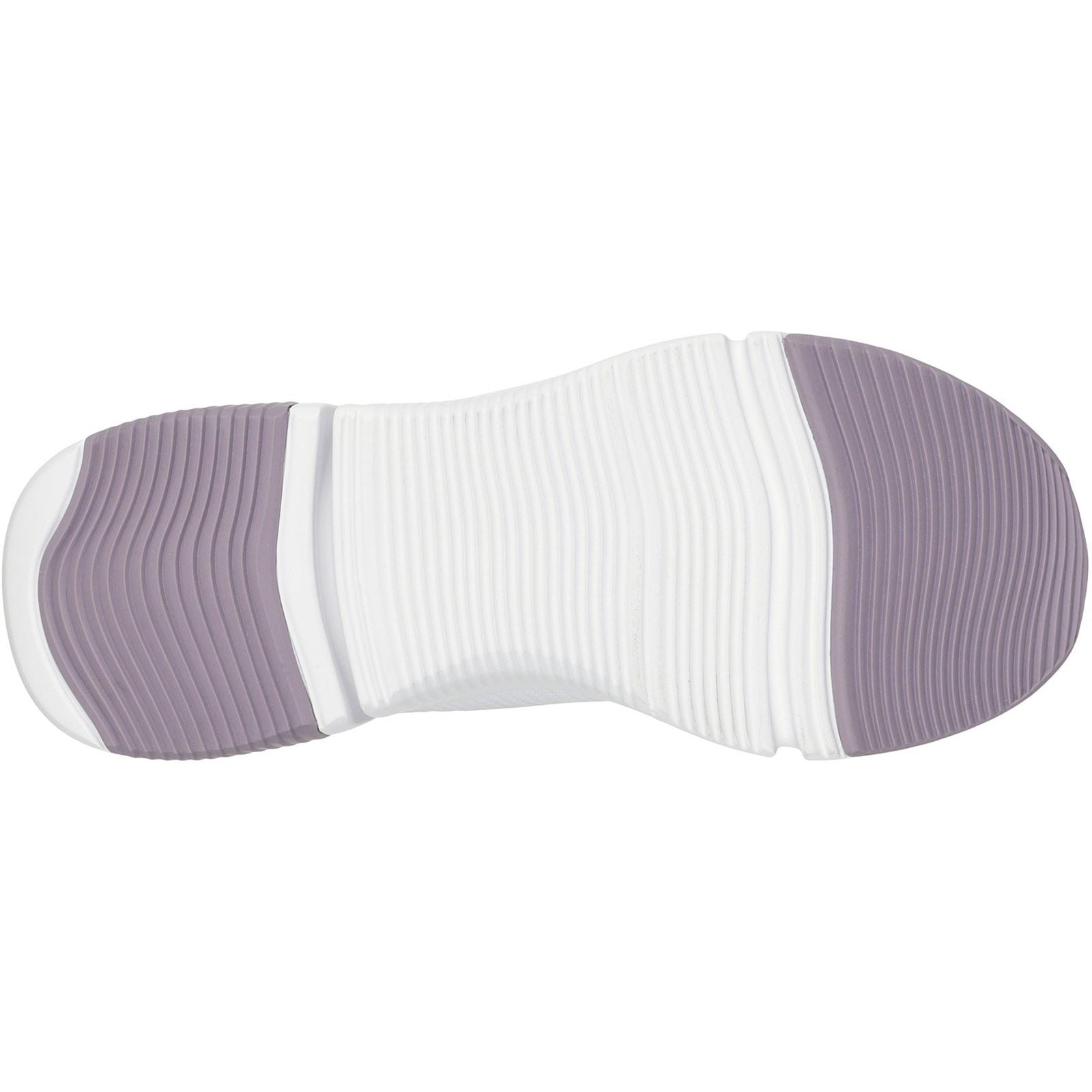 Skechers BOBS Sparrow Flex Too You Damen Sneaker aus weißem Textil