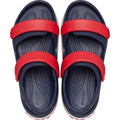 Crocs Crocband Play Thermoplastische Navy/Varsity Red Sandalen