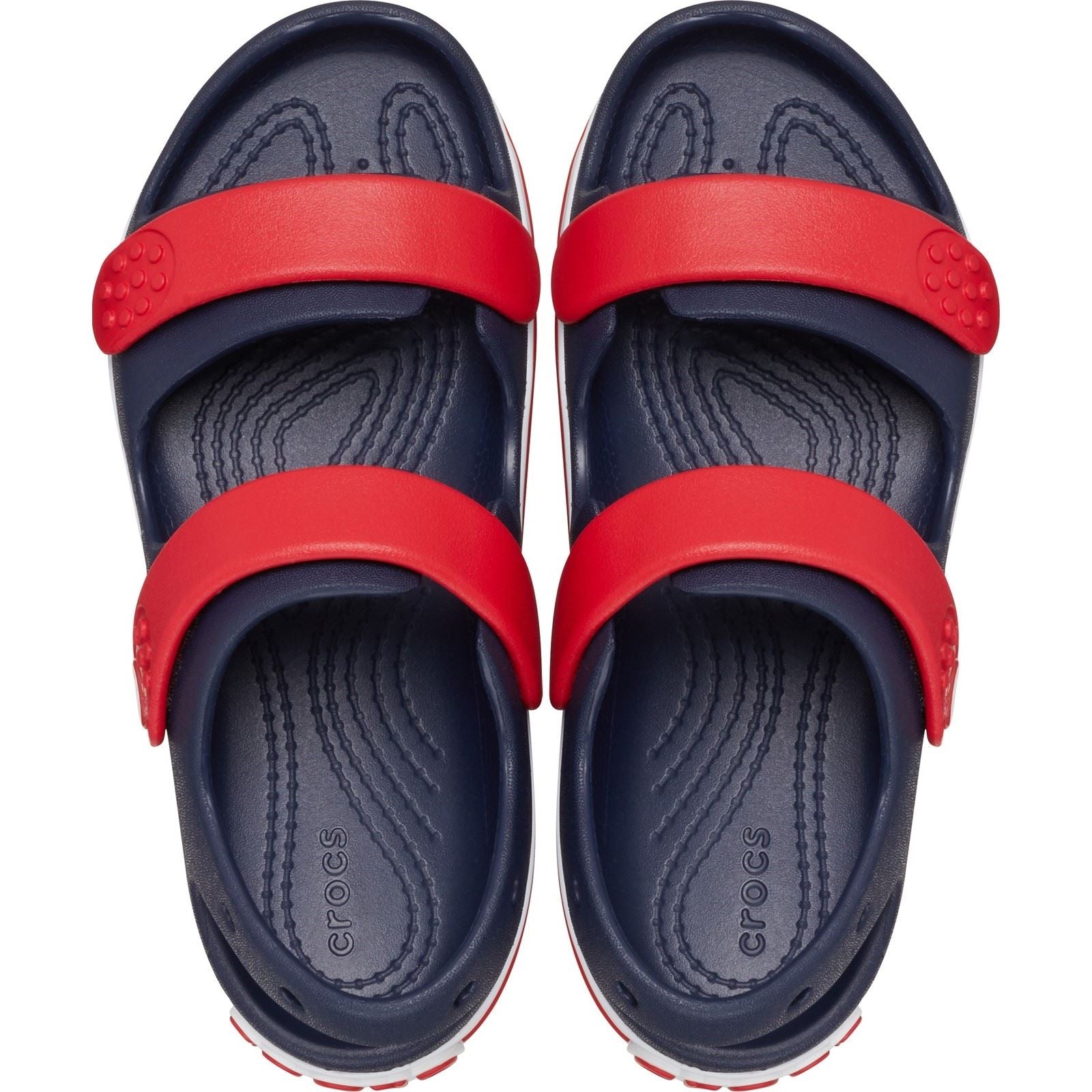 Crocs Crocband Play Thermoplastische Navy/Varsity Red Sandalen