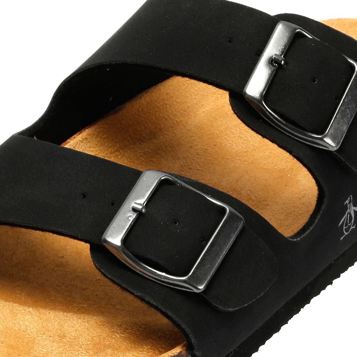Penguin Port 2 Damen Schwarze Sandalen