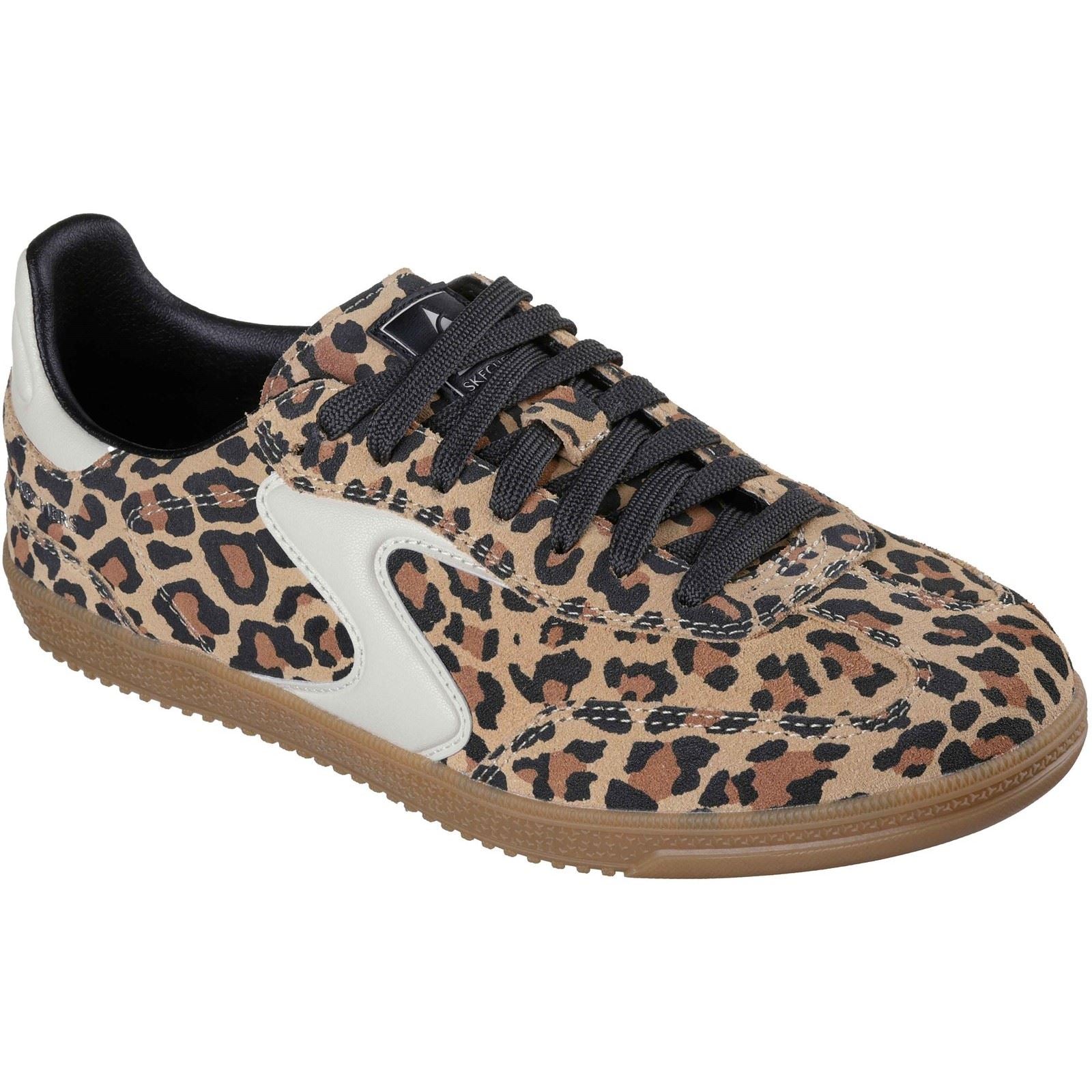 Skechers Hotshot - On The Prowl Hotshot Auf Der Pirsch Leder Damen Leopard Sneakers