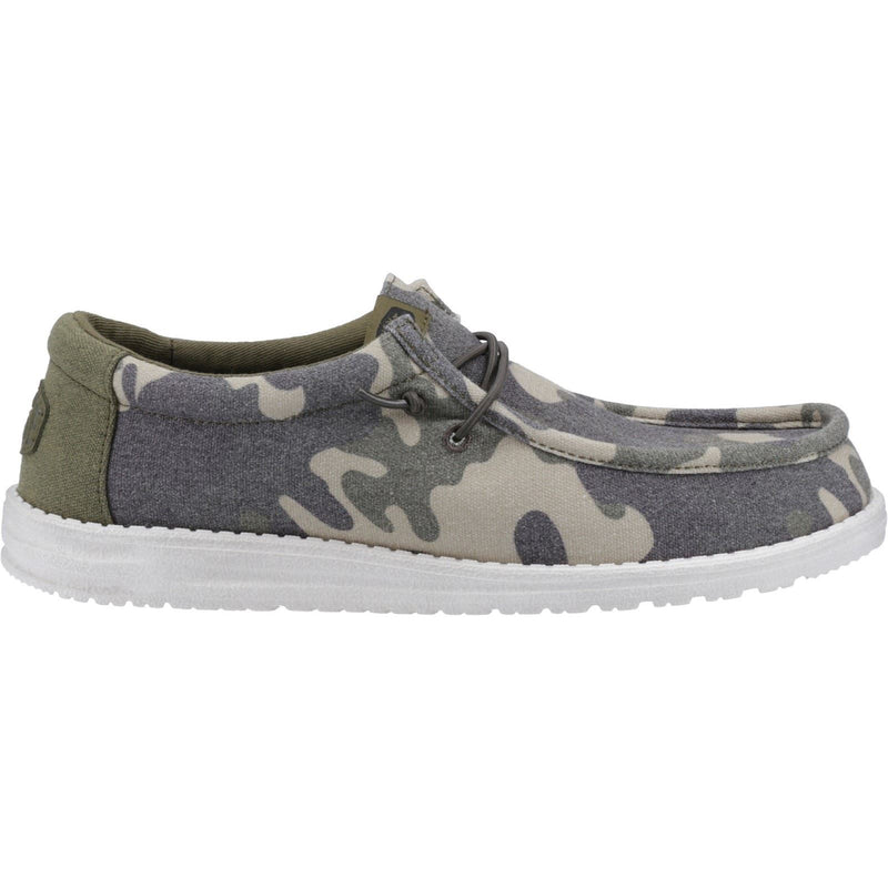 HEYDUDE Wally Washed Camo Herren-Camo-Bootsschuhe